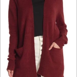 Madewell Open Front Patch Pocket Cardigan Size S